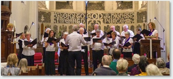 Choir Members in Concert