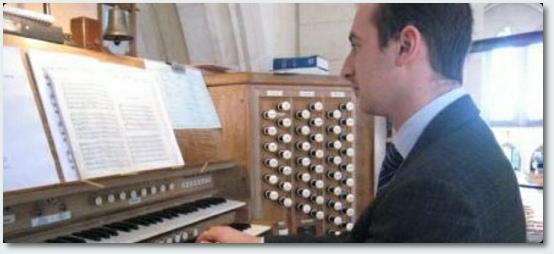 Paul Provost at the Organ